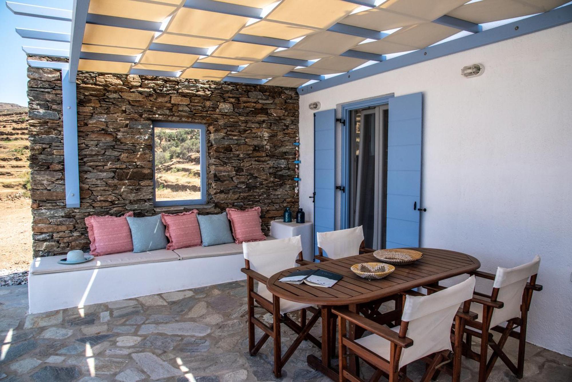Iliopetra Residence Agios Romanos 外观 照片